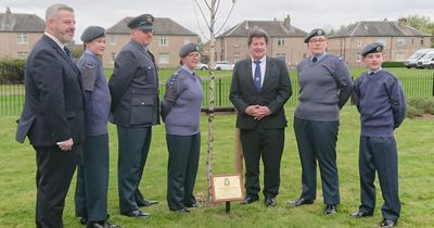 Falkirk air cadets' tree planting for war memorial a 'legacy for the future'