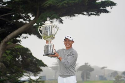 Collin Morikawa Q&A: On Tiger welcoming him to the ‘major club,’ his unfamiliarity with Oak Hill, and life with his wife Katherine