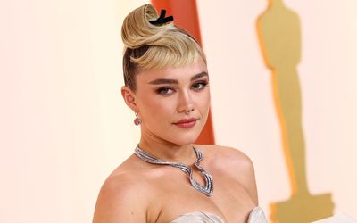 Florence Pugh decided against wall cabinets in favor of this ingenious vertical storage solution