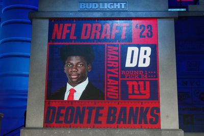 Deonte Banks predicted Giants would trade up for him