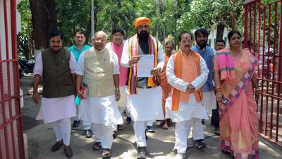 Bihar BJP delegation meets Governor, seeks judicial probe into communal violence during Ram Navami procession