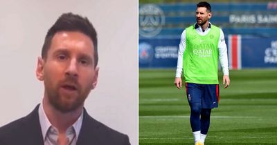 Lionel Messi back in PSG training and suspension LIFTED after grovelling apology