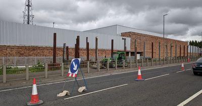 PSNI on reason for concrete barriers at station and when they're being removed