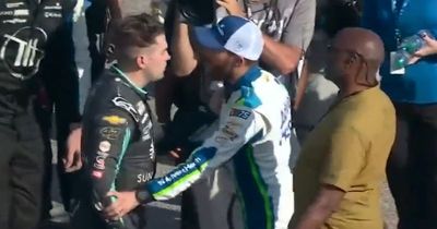 NASCAR rivals throw punches in astonishing post-race brawl as security intervene