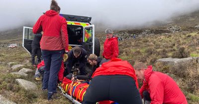 Mournes walker hospitalised with 'crush injury' after Co Down mountain incident