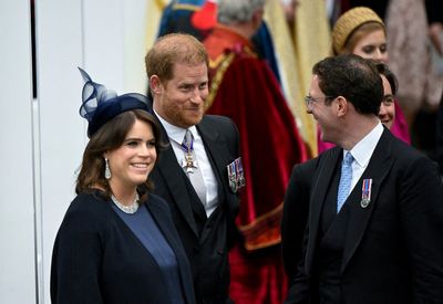Fans thank Princess Eugenie for including photos of Prince Harry in her coronation round-up