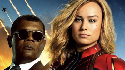Brie Larson Stunned In A White Dress And Samuel L. Jackson Continued To Be Her #1 Hype Man