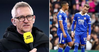 Gary Lineker tears into Leicester as chaotic Fulham loss deepens relegation worries