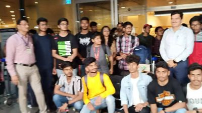 Flight with 25 Maharashtra students stranded in Manipur lands in Mumbai