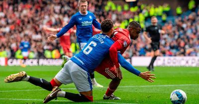 Connor Goldson deemed guilty of Rangers 'rugby tackle' but former ref absolves John Beaton of penalty sin