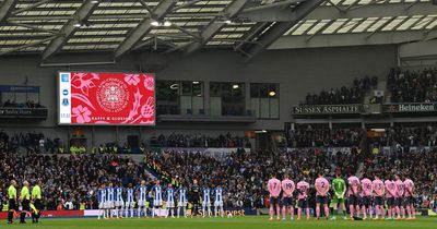 What Everton fans sang at Brighton as national anthem jeered again