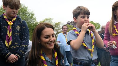 Prince William and Princess Kate release the cutest new photos of 'handsome' Prince Louis in an actual JCB digger