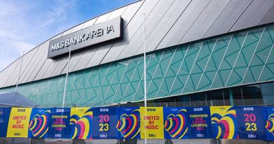 Price list for food and drink at M&S Bank Arena for Eurovision 2023