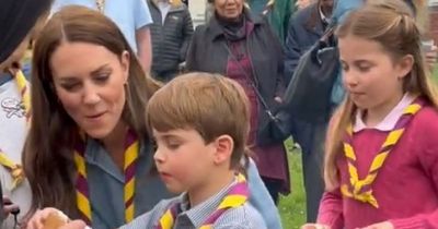 Royal fans howl as Princess Charlotte follows 3-second rule after dropping marshmallow