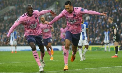 Everton ease relegation fears with unlikely rout of Brighton