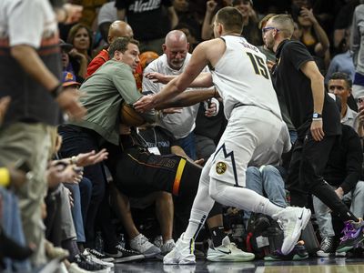 A ball went out of bounds. The shove that followed has divided NBA fans