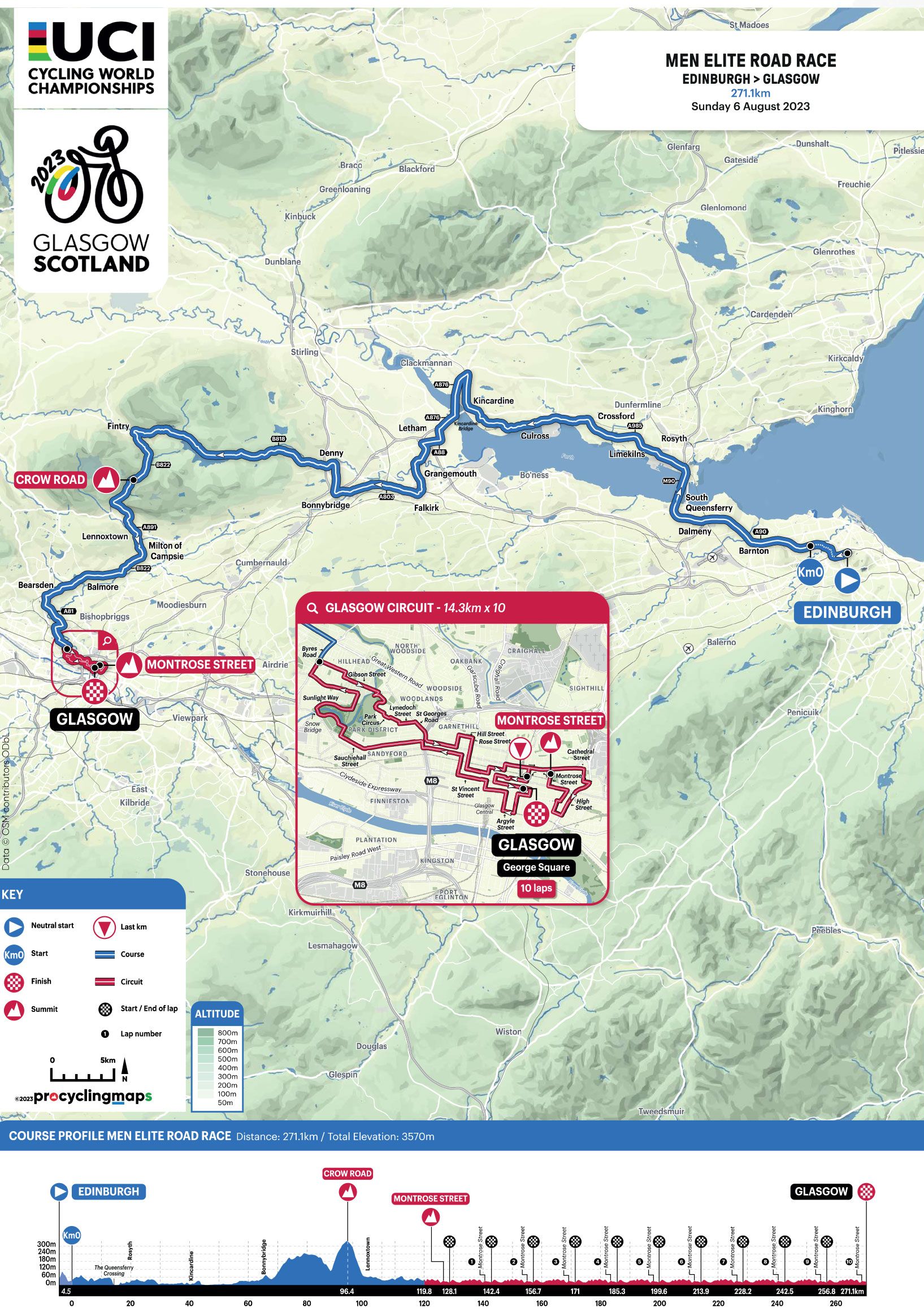 UCI releases maps, profiles for 2023 World…