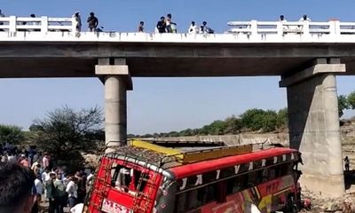 Madhya Pradesh: 15 killed, 25 injured after bus falls off bridge in Khargone; ex-gratia announced