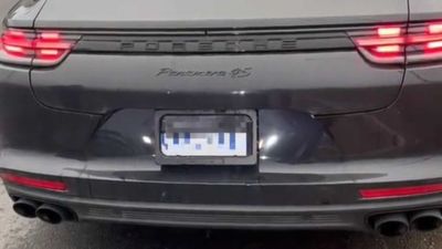 Porsche Panamera Pulled Over For Missing License Plate Had Bond-Style Stealth Device