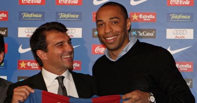 Xavi took Thierry Henry down a peg with cutting remark after Arsenal to Barcelona transfer