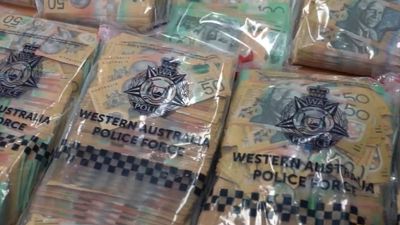 West Australian police believe $1.8 million seized in highway traffic stop is drug money