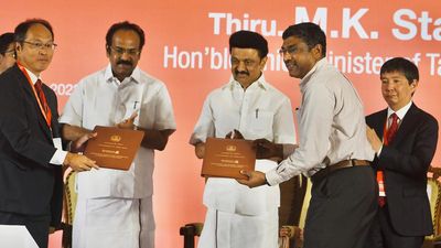 Stalin unveils foundation stone for Mitsubishi’s ₹1,891 project in Tiruvallur district