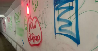 'Disgusting' racist and homophobic graffiti to be removed from Glasgow's Clyde Tunnel