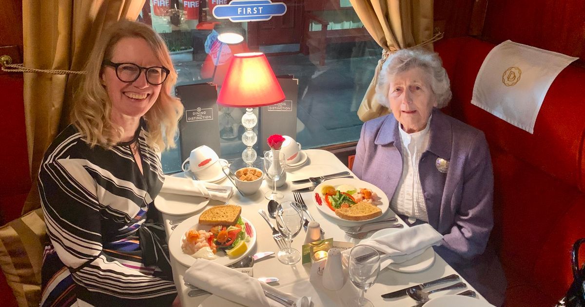 Inside the Flying Scotsman from four-course meals to…