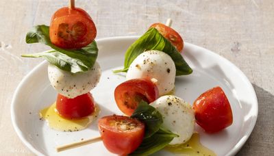 Menu planner: Caprese skewers are a fresh, summery appetizer or ‘salad’ course