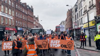 Eco-activists Just Stop Oil bring Camden to a standstill