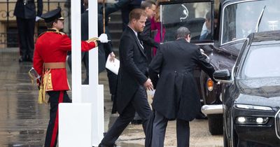 Prince Harry's meaningful detour on way home from coronation - but didn't see any of the royals