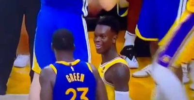 Dennis Schröder made the most meme-worthy troll face at Draymond Green after a turnover