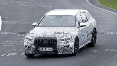 Mercedes-AMG E53 Spied On Track And Snow In Sedan And Wagon Shapes