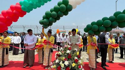 Sonowal inaugurates Sittwe port in Myanmar; receives first Indian cargo vessel
