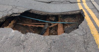 Worksop sinkhole to keep road closed for 'some time' as debris cleared from damaged sewer