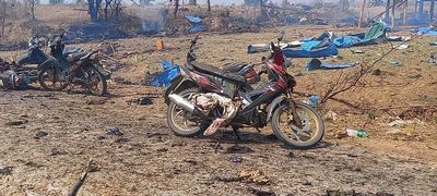 Rights group accuses Myanmar of using fuel-air explosive