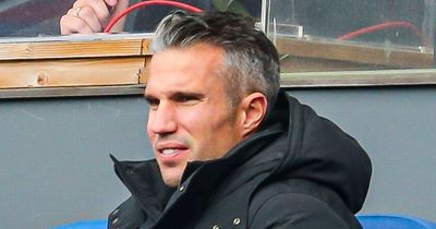 Robin van Persie has twice made it clear who he supports between Arsenal and Man Utd