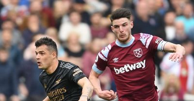 Granit Xhaka's Arsenal exit could prove costly as Declan Rice alone continues squad problem