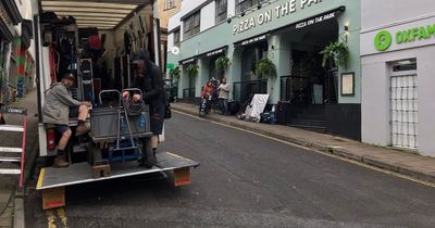 Film crew takes over Bristol city centre restaurant as stars spotted on set