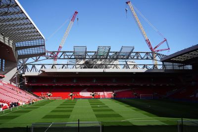 Liverpool request away-game opener next season due to Anfield Road stand work