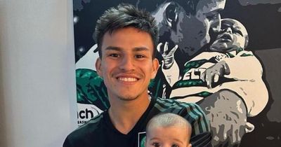 Alexandro Bernabei shows off Celtic colours in touching family snap as Argentine star 'proud' of Parkhead success