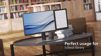 New Philips Monitor Features an E-Paper Side Panel