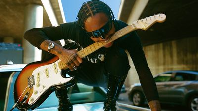 Fender and Steve Lacy team up for the People Pleaser Stratocaster – a unique, hot-wired Strat with onboard fuzz