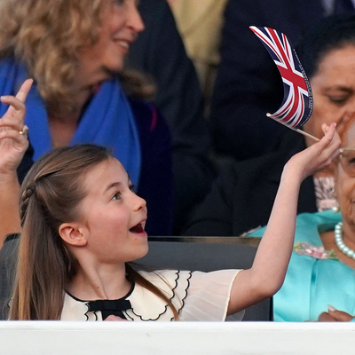 Royal fans think they saw Princess Charlotte "dabbing" at the Coronation concert