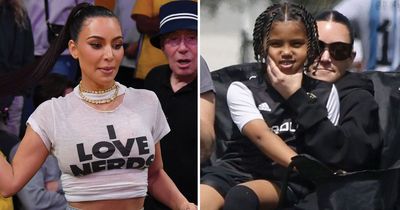 Kim Kardashian unrecognisable as fans confuse her with son Saint's nanny at football game