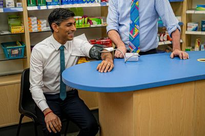 Tory MPs voice unease over Sunak’s flying pharmacy visit