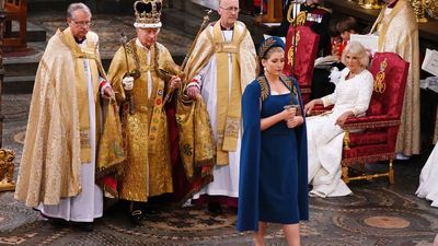 The coronation proved cape dresses aren’t just for royalty