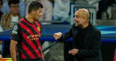 Pep Guardiola and Rodri in agreement on Man City's "massive player" vs Real Madrid