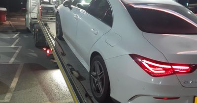 Police catch Mercedes driver, 20, going almost 120mph on M6