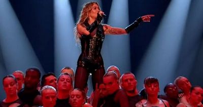 Rita Ora's Eurovision past remembered as she has her 'Super Bowl' moment performing in the semi-finals